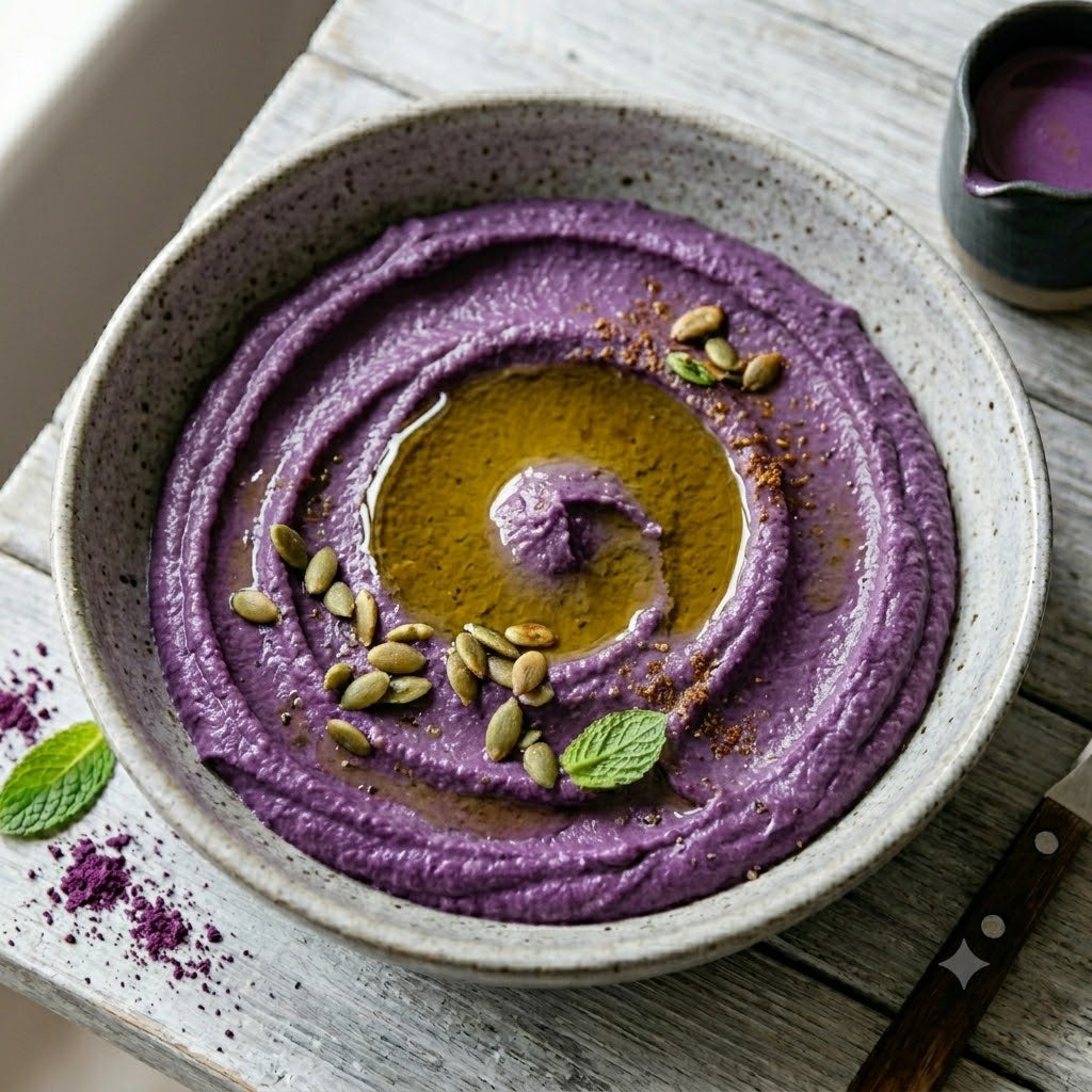 L'Houmous Violet Velouté à l'Ube Pur